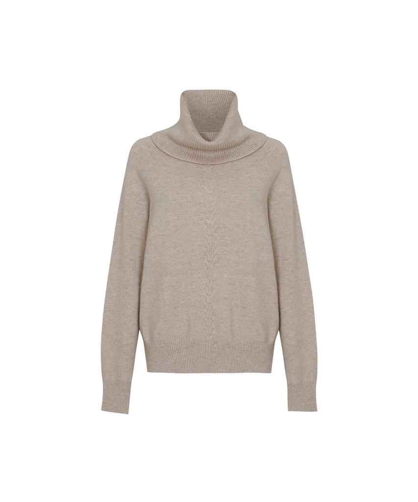 CALLAITE 100% Cashmere Cowl Neck Pullover (4 Colors)