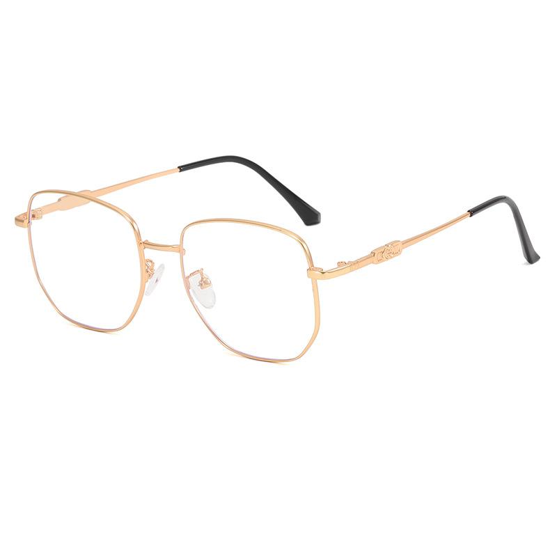 New Sven metal myopia glasses frame men can be equipped with optical myopia frame men's large frame anti-blue light flat mirror HC