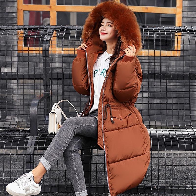Women Winter Warm Parkas Fur Hooded Long Down Coat Overcoat Plus Size