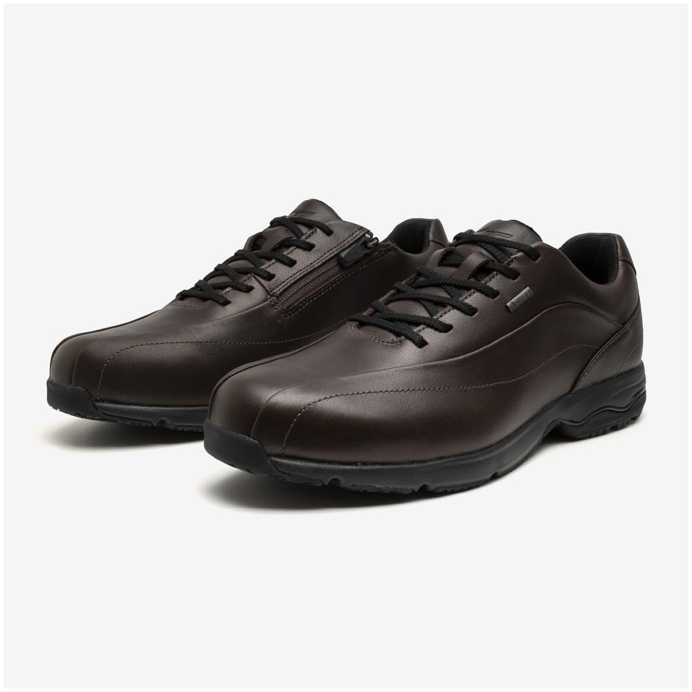 Mizuno LD40 VII GTX Walking Wide Zippered Inner Casual Dark Size 4E Men's Shoes, Waterproof, Gore-Tex, Lightweight, Fit, Shoe, Sneakers, Brown, 25.5