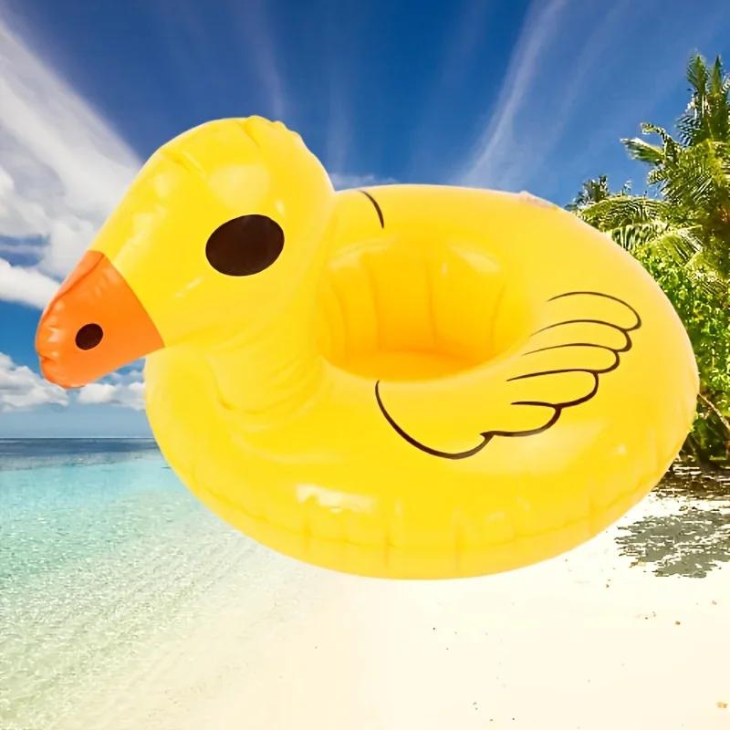Air Mattresses for Cup Inflatable Flamingo Drinks Cup Holder Pool Floats Bar Coasters Floatation Devices Cute Toy Drink Holder