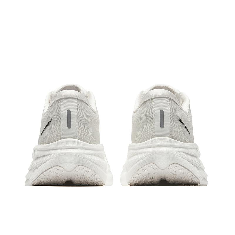 New Anta Cushioning Slip Resistant And Abrasion Resistant Low Top Running Shoes Men's Papyrus White 112435562-1