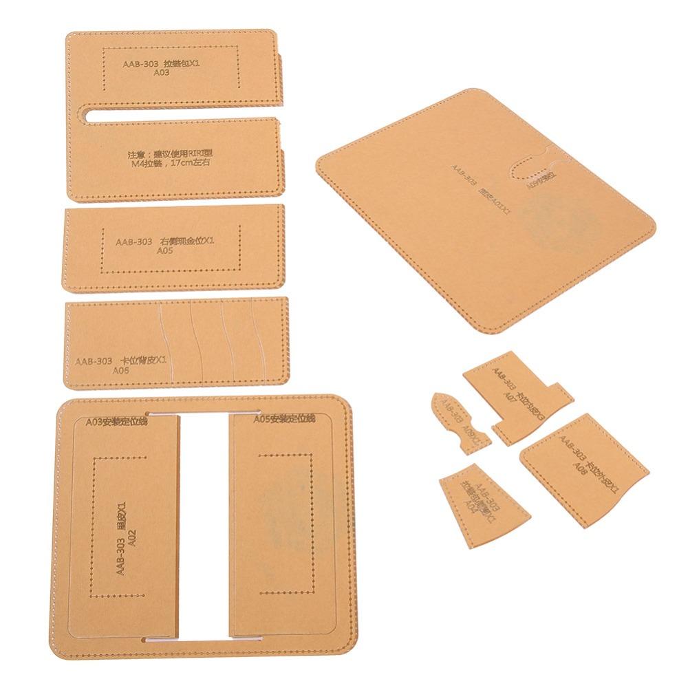 Acrylic Leather Wallet Making Template Clear Transparent Purse Making Template Reusable Durable Purse Making Pattern