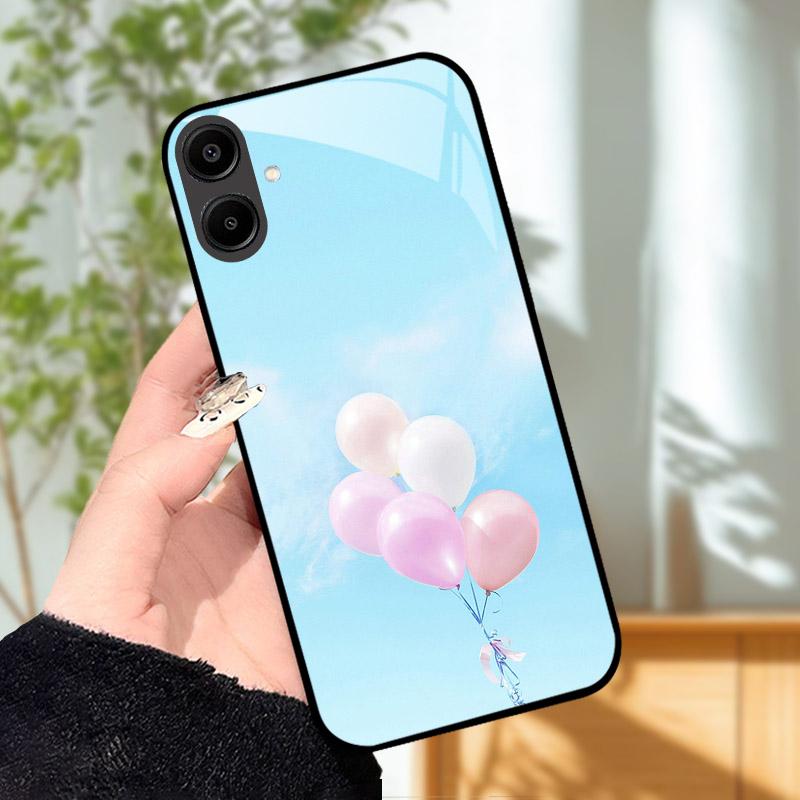 Per Samsung Galaxy A16 A06 A26 A36 A56 4g 5g Custodia Rigida Copertura Completa Vetro Temperato Lente Protezione Cover Posteriore A 06 16 26 36 56