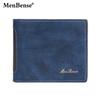 SchoolbagMenBense New Men's Wallet Short, Stylish and Casual Splicing Multi-Card Three-fold Bag Men's Wallet