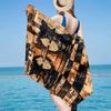 Golden Chess King On Black Beach Towel, Super Soft Microfiber, Gift for Her/Him, Birthday, for Pool, Beach, Travel, Home Decor Fan gifts