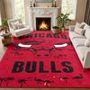 Chicago Bulls Carpet Door Mat for Living Room or Bedroom Protective Mat Under Chair Office Decoration Christmas Gift Birthday Present