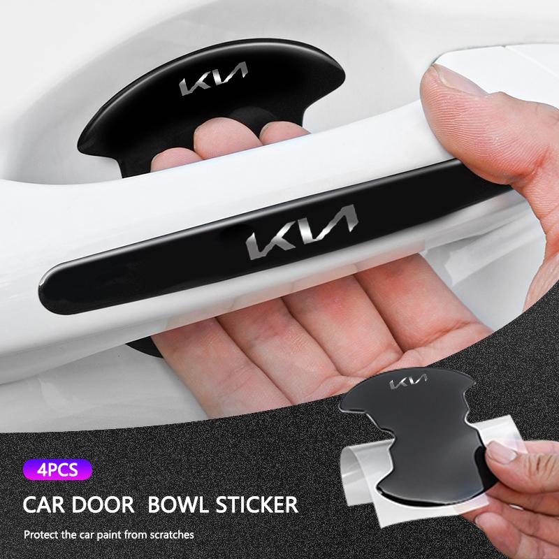 4/8pcs Car Door Handle Protective Anti-collision Stickers For KIA Ceed Sportage Rio Proceed K5 Optima Sedona Forte Cerato Venga Xwgln00