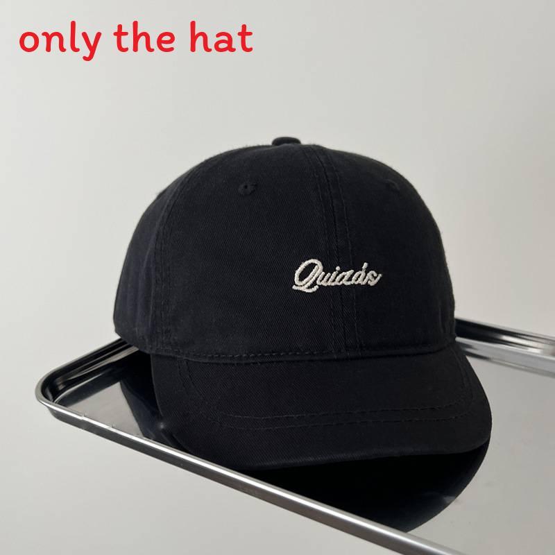 

Unisex Adjustable Linen Cap With Embroidery For Street Style And Sun Protection чёрный