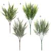 1 Branch??Artificial Plant?No Watering?Reusable?Plastic?Decorative Beautiful Faux Pine Needles?for Balcony?