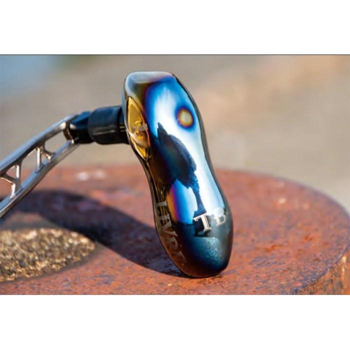 LIVRE Titanium Handle Knob TB-S for Shimano B, Brown(IP) & Black, TSBB-1, 35.4g
