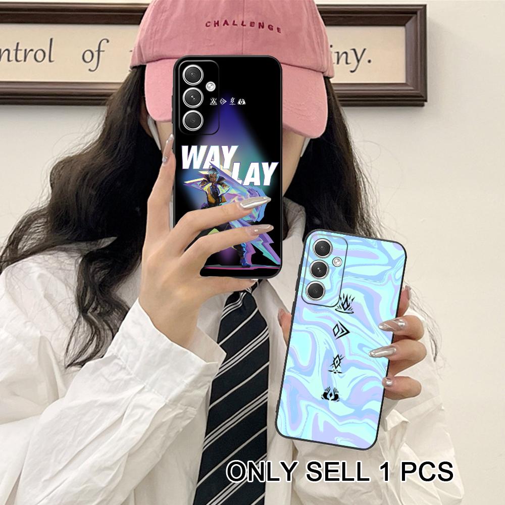 Valo Waylay Phone Case for Samsung Galaxy S26 S25 S24 S23 S22 S21 S20 Note20 Plus FE Ultra Soft TPU Shockproof Cover
