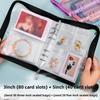 1 Set Candy Colors Convenient Large Capacity Photo Album Includes Sealed Bag Portable Multiple Sizes Multi-Function 25.3x18.5cm