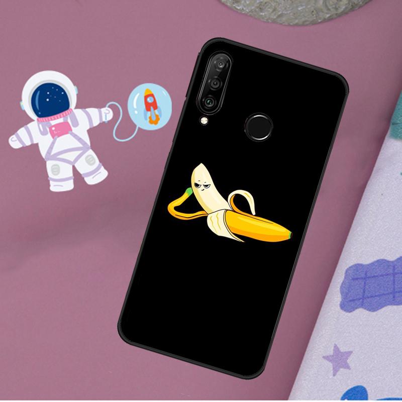 Memes Cartoon Funny Banana For Huawei Nova 10 9 SE 11 Pro Y60 Y70 Y90 Y61 Y91 Y72 Y73 12i 11i 8i P20 P30 P40 Lite Case