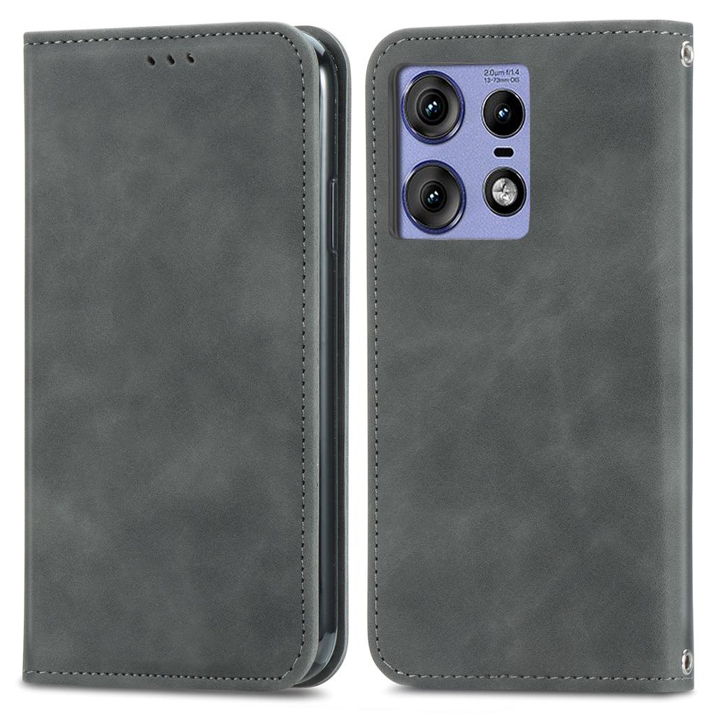 For Motorola Edge 50 Pro 5G Case PU Leather Card Holder Magnetic Closing Phone Cover