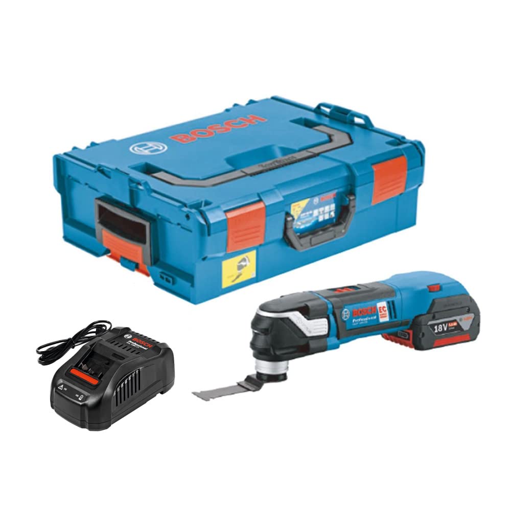 Bosch Professional 18V Cordless and 1 Carrying Case Multi-Tool (Cut Sewn) (6.0Ah Piece, Charger, Included) GMF18V-28