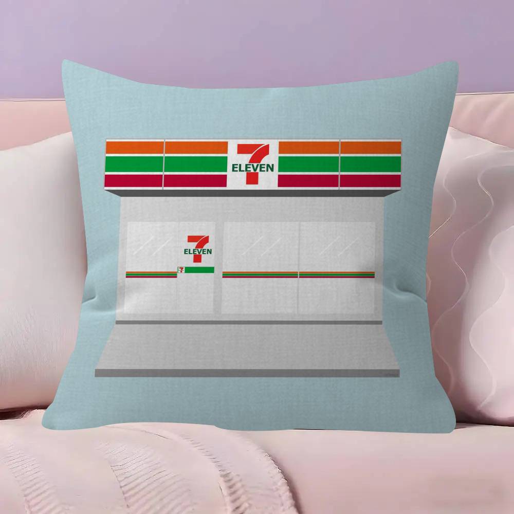 Pillow Gift Home Office Decoration Bedroom Sofa Car Cushion Cover case 45x45 LOGO 7EELEVENS