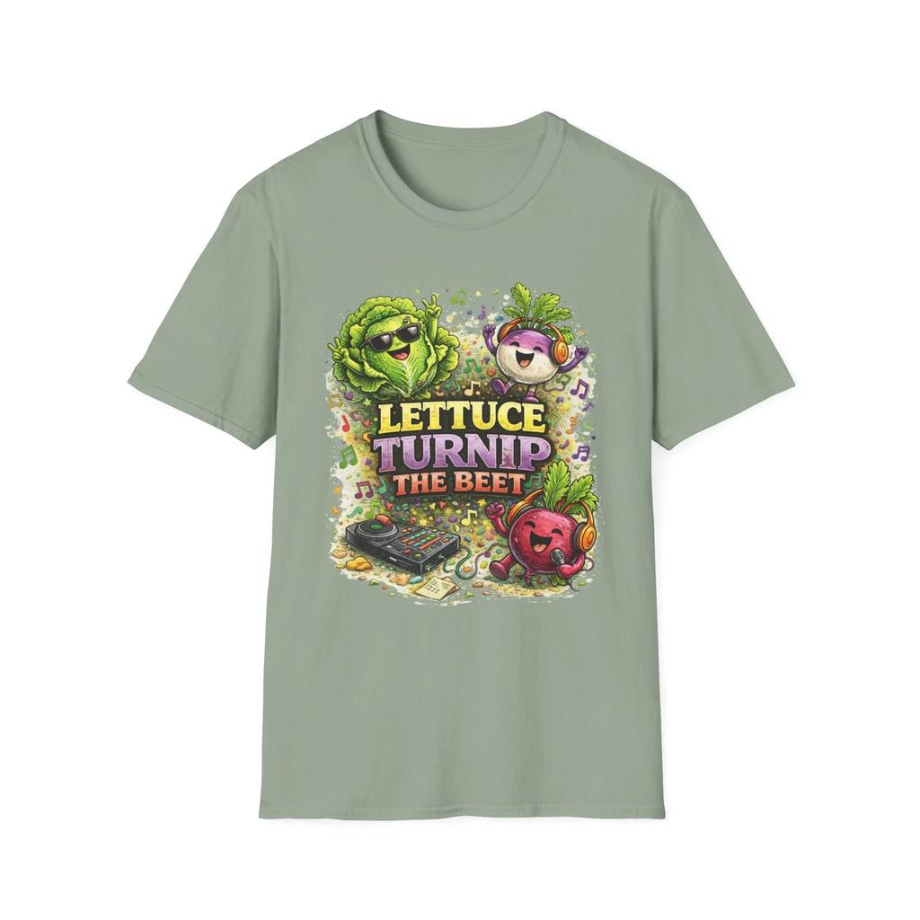 Lettuce Turnip The Beet Children's Children's T Children's T-shirt | Funny Dancing Music Pun Veggies Tee