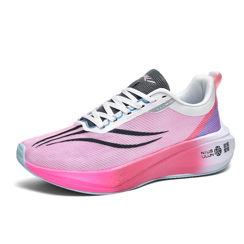 Men's shoes summer mesh breathable thin sports students youth sports shoes junior high school students older children carbon board running shoes