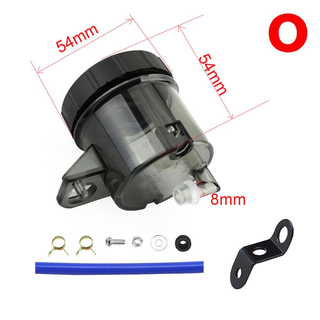 Universal Motorcycle Lever Brake Oil Tank Foot Brake Master Cylinder Oil Cup Fluid Bottle Reservoir Dirt Bike Scooter Pitbike
