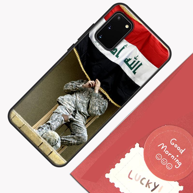 Iraqi Iraq National Flag Phone Case For Samsung Galaxy S24 S26 Ultra S20 S21 S22 S23 S25 Plus S10 S25 FE Cover Shell