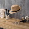 New 30/35/40cm Cap Display Stand Acrylic Transparent Wig Display Rack Hat Riser Bracket for Watch Display Hat Jewelry Shop