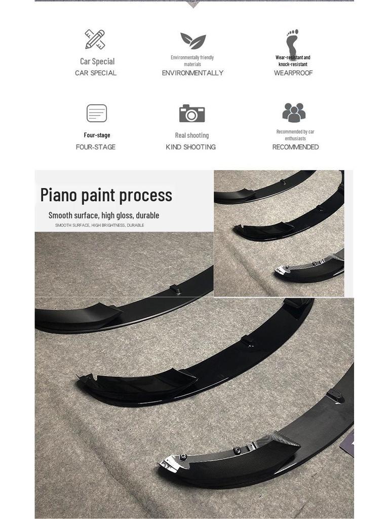 Compatible Front and Rear Lip Spoiler for BMW 4 Series 425i/430i with Quad Exhaust