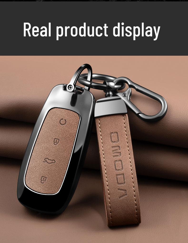 Étui de Protection pour Clé de Voiture OMODA pour Hommes et Femmes - Coque de Clé Haut de Gamme avec Boucle