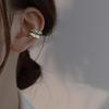 Leichter Luxus Grüner Zirkon Fake Nicht Durchstochene Ohrringe für Damen Mode C-Form Knorpel-Clip-Ohrringe Exquisiter Schmuck Geschenke