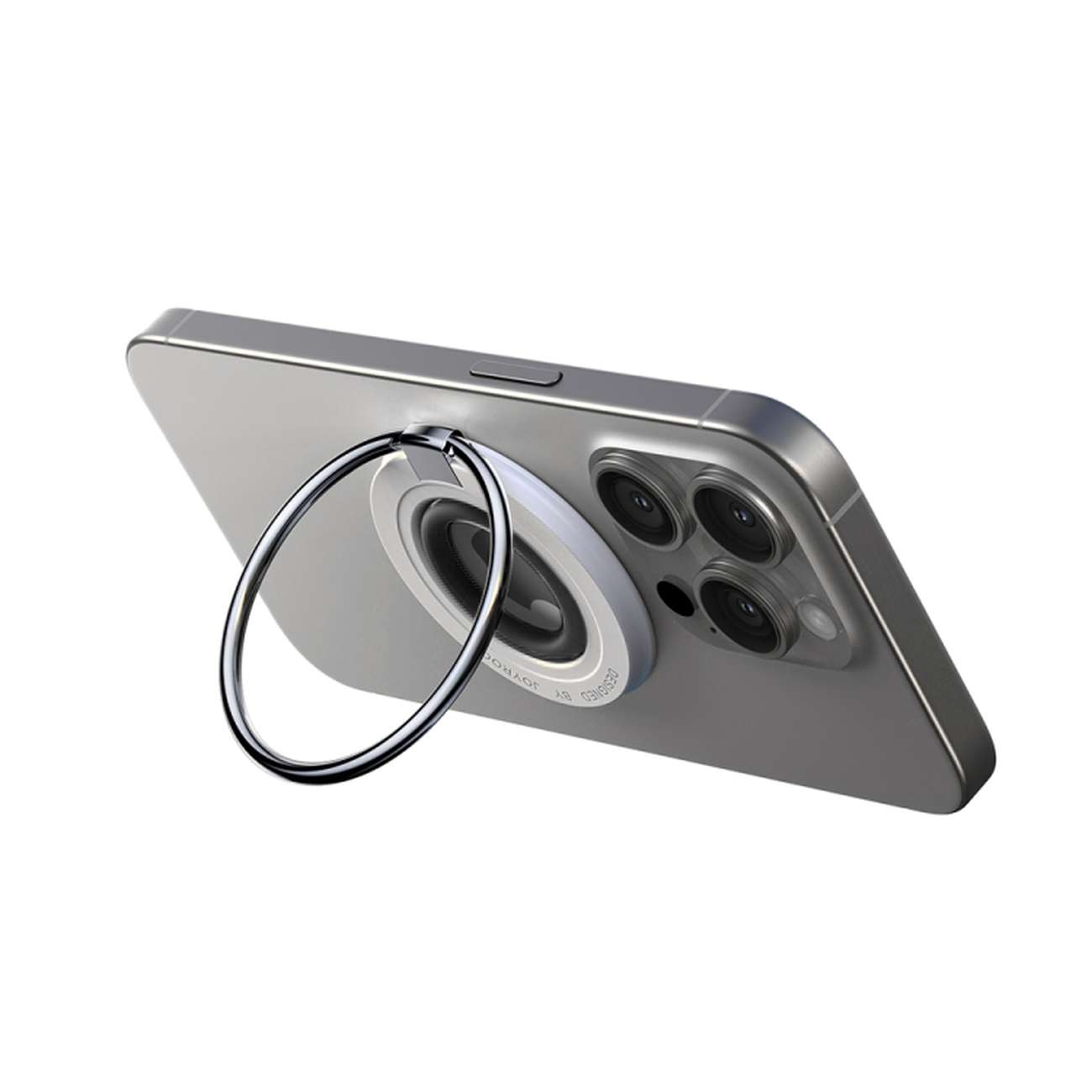 Supporto magnetico per telefono anello MagSafe per dita nero