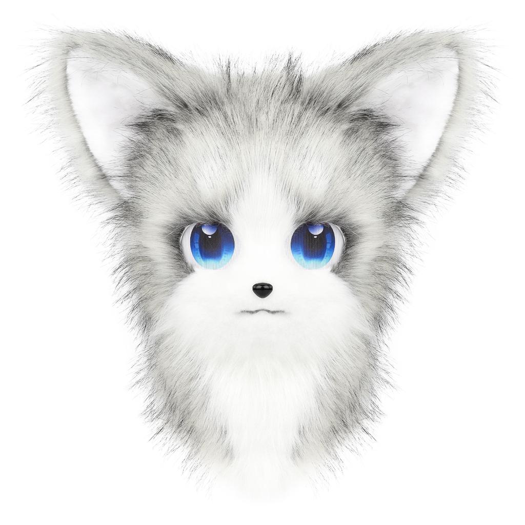 Tierisch Felliger Fursuit Kopfmaske Plüsch Katze Fuchs Maske Kostüm Requisiten für Halloween Cosplay Party