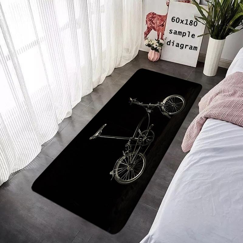 Foot Rug Welcome Floor Mat for Entryway Bicycle Bromptons Bathroom Hallway Carpet Kitchen Water Adsorbed Rugs Fluffy Home Decor