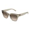 Saint Laurent Solid Lens Butterfly Sunglasses Men Sunglasses Light-Khaki SL641005