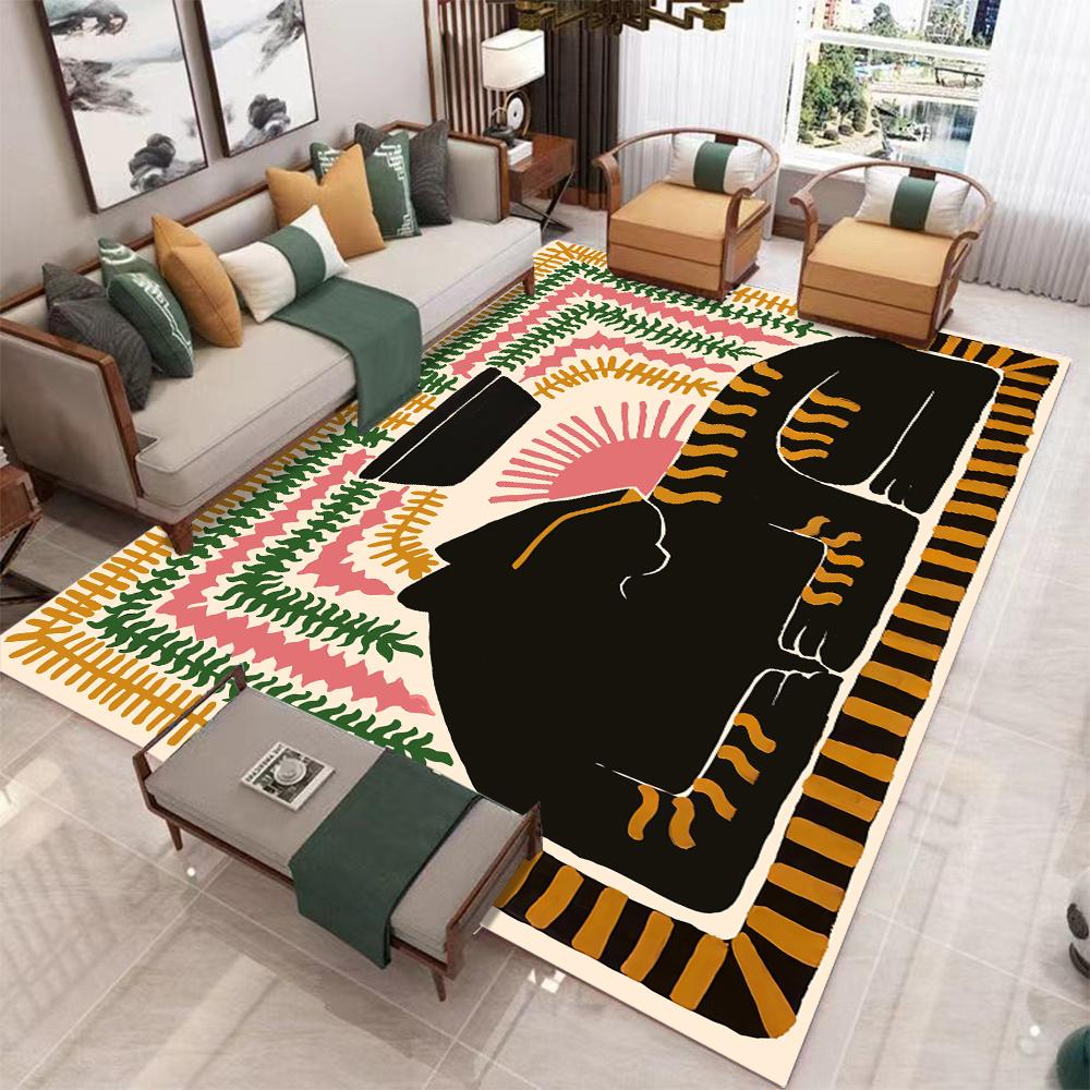 Tibetan Tiger Carpet Persian-Style Bedroom Area Rug Mat Exotic National Pattern Holiday Rectangle Bath Winter Decoration Rug