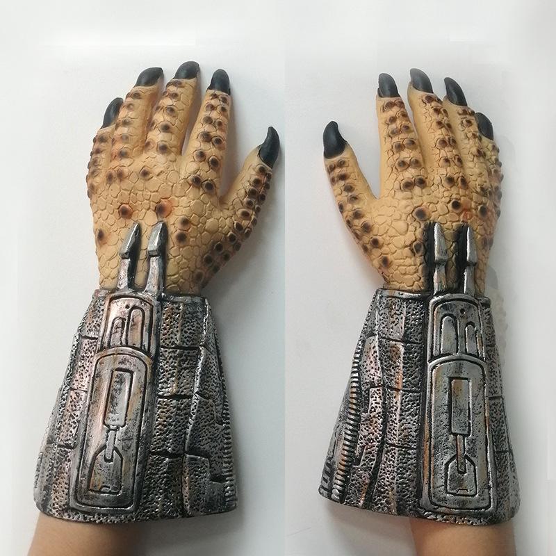 Halloween Alien Gloves Cosplay Accessories Predator Movie Props Hot Selling Costume Party DIY