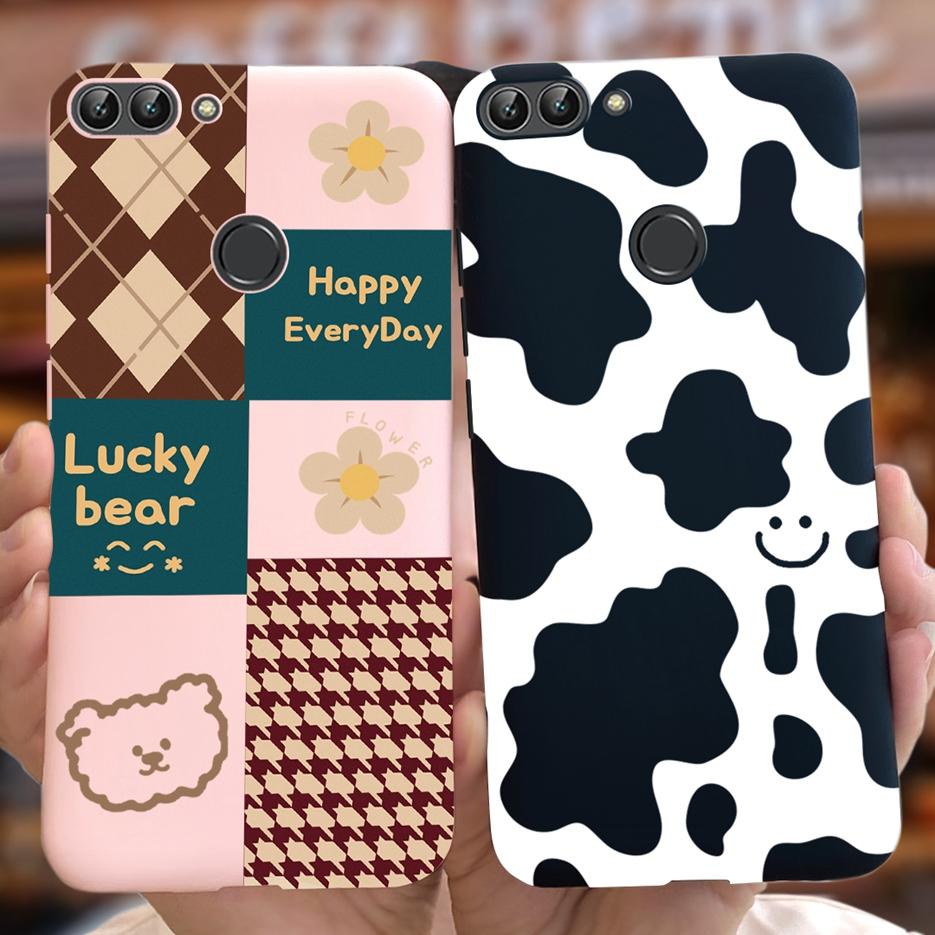 Para Capa Huawei P Smart FIG-LX1 FIG-LA1 Nova Arte Pintada Coque Capa de Silicone Macio Para Huawei P Smart PSmart 2018 Capa Traseira