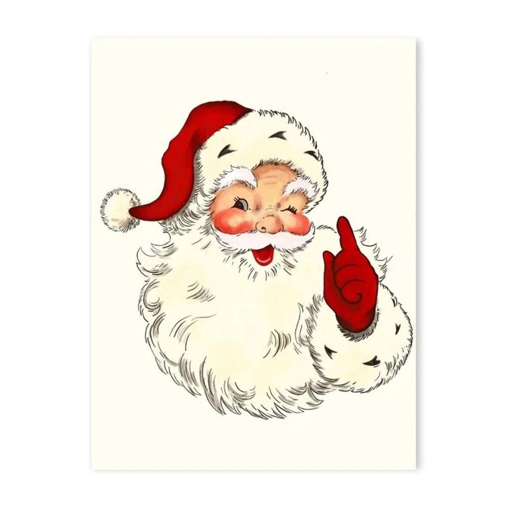 Vintage Christmas Metal Wall Decoration, Holiday Sticker Sign