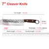 Butcher Boning Knife Cleaver Meat Fruit Vegetables Kitchen Knives Stainless Steel Blade Wooden Handle Handmade Forged Chef Knife