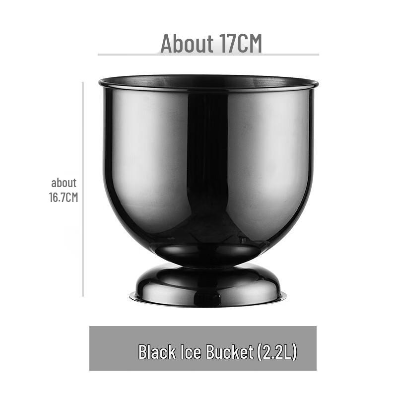 

Большое хрустальное ведерко для льда ZISIZ с подставкой