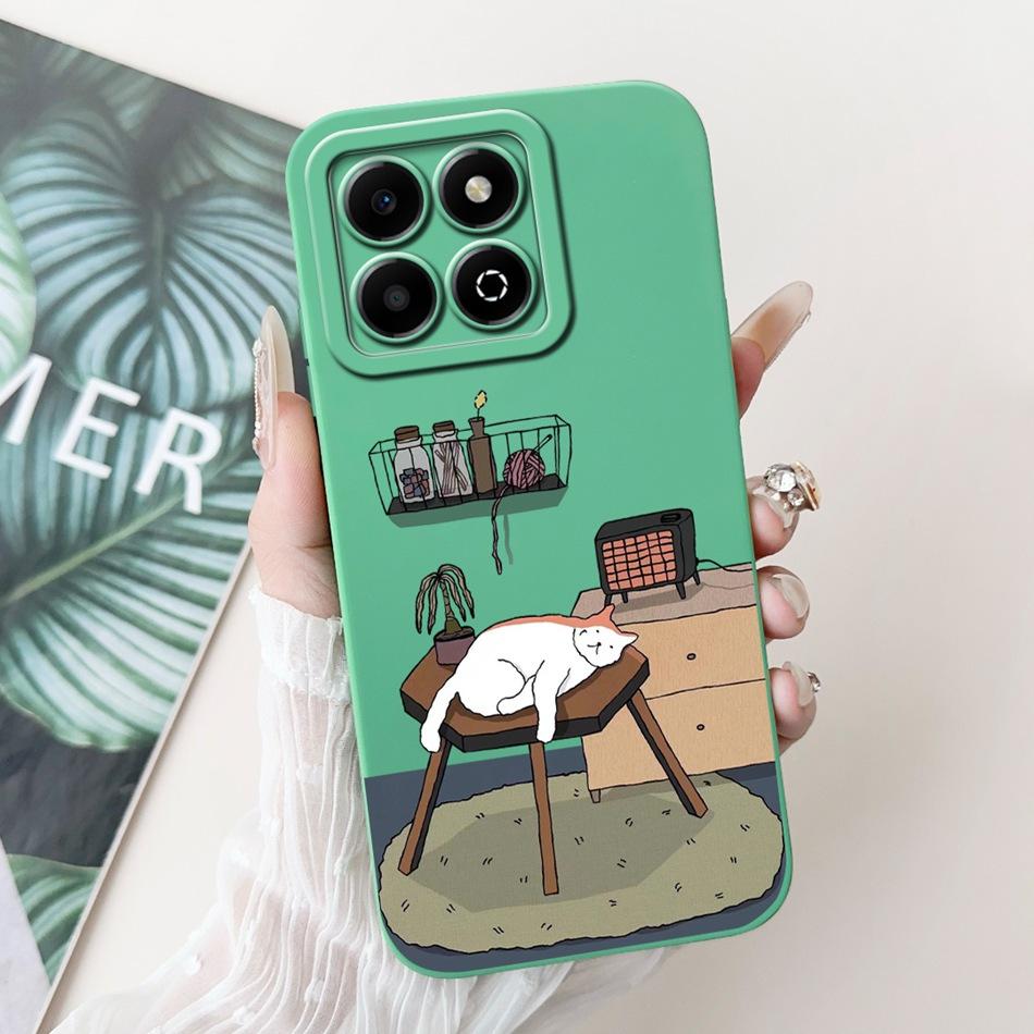 For Honor X6b Fashion Moon Pattern Phone Case For HonorX6b X 6B 4G JDY-LX1 JDY-LX2 Soft Silicone Shockproof Cases