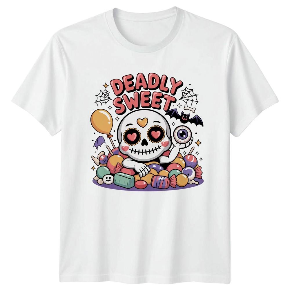 Deadly Sweet TShirt Kawaii Halloween Spooky Gift For Him And Her S