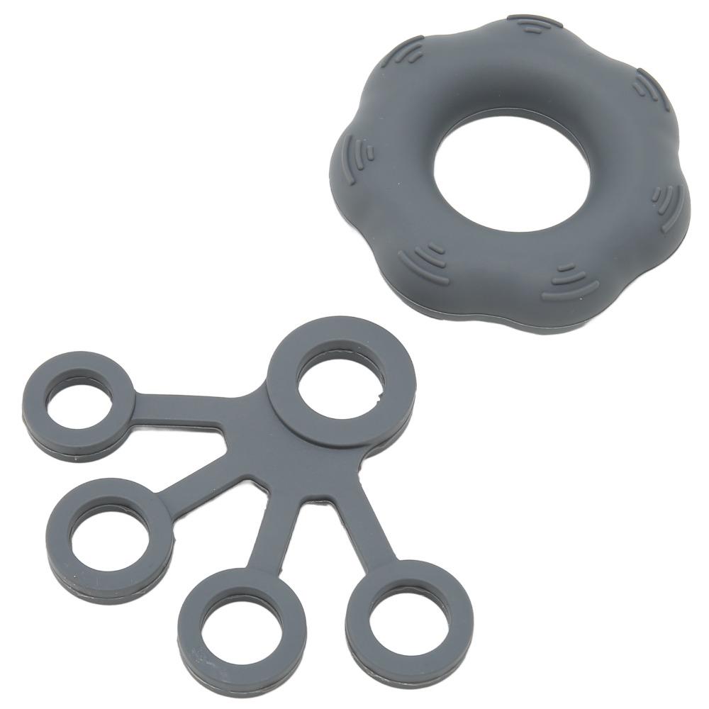 4pcs Silicone Finger Stretcher Flexible Finger Exerciser Hand Grip Strengthener Strength Training