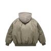 Fake Two Pilot Cotton Jackets Mens Winter New High Street Trend Thickening Hooded Bomber Coats Multiple Pockets Short Parkas