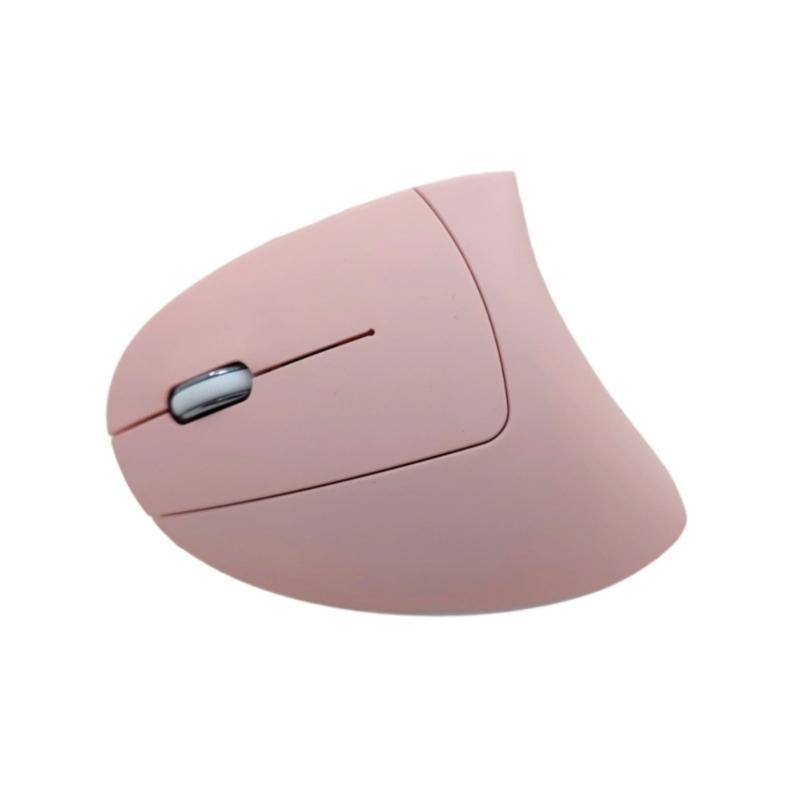 Vertical Ergonomic Wireless Mouse Cordless Optical Mouse1200DPI Adjustment and USB Receiver for Laptop and Desktop