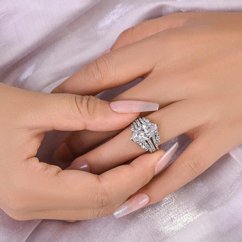 Luxury stacked horse eye ring women, high-end banquet matching jewelry, supply ring