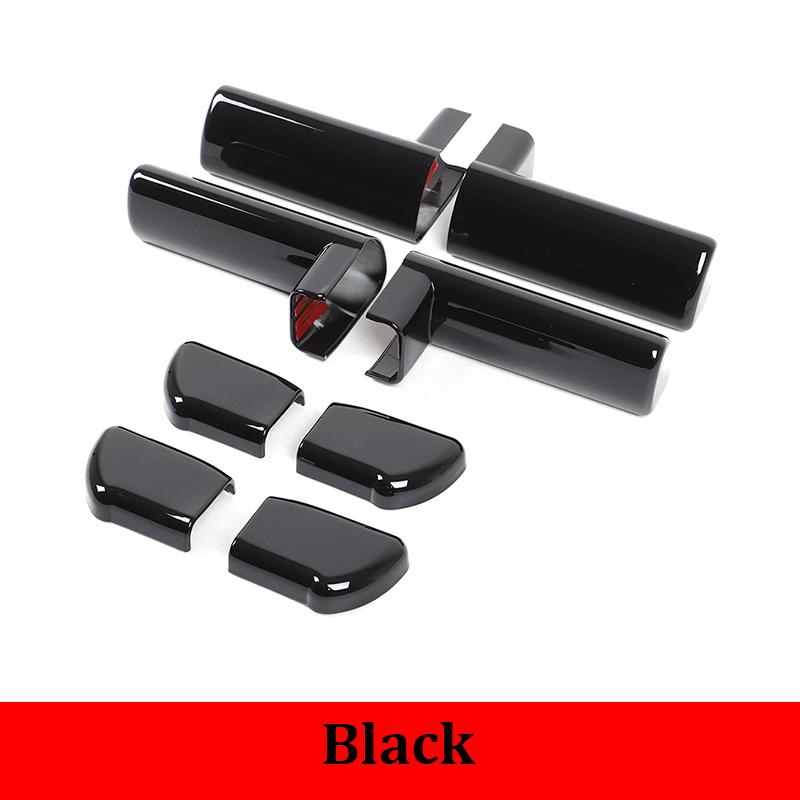 For 2003-2007 Hummer H2 ABS Car Inner Door Handle Cover Front Rear Door Interior Handle Protector Trim Sticker Accessories