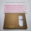 Jelly Texture Keycaps Set: Side-Engraved MDA Profile, 132 Keys, Transparent Outer Layer, Solid Color Inner Layer