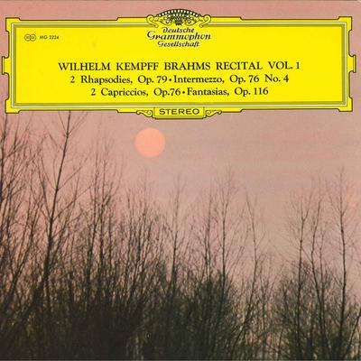 LP Record WILHELM KEMPFF  Brahms Recital Vol.1 MG2224 DEUTSCHE GRAMMO Japan Obi Classical Used