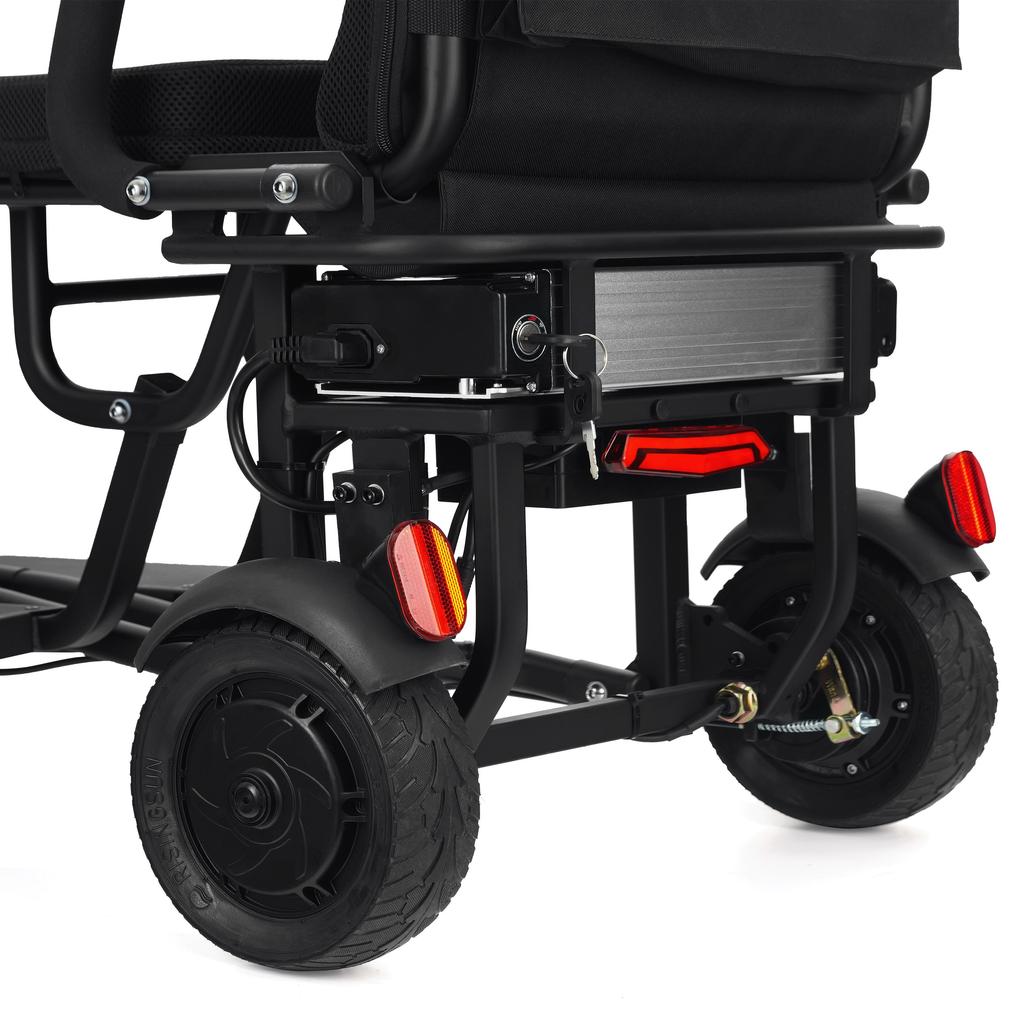 WEYRAL C36VT Safe Electric Riding Wheelchair 300W Motor 8AH Battery 15KM/H Max Speed Convenient Folding Electric Wheelchair