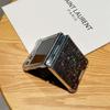 For Magsafe Glitter Gradient Case for Samsung Galaxy Z Flip 6 5 4 3 Magnetic Bling Star Soft Shockproof Cover for Samsung Flip6